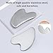 PICKBEAU Stainless Steel Gua Sha Facial Tools for Face, Metal Wrinkle & Anti-Aging Devices Gua Sha Tighten Skin Massage Guasha Beauty Tool for Body Eyes Neck Massager Skin Care