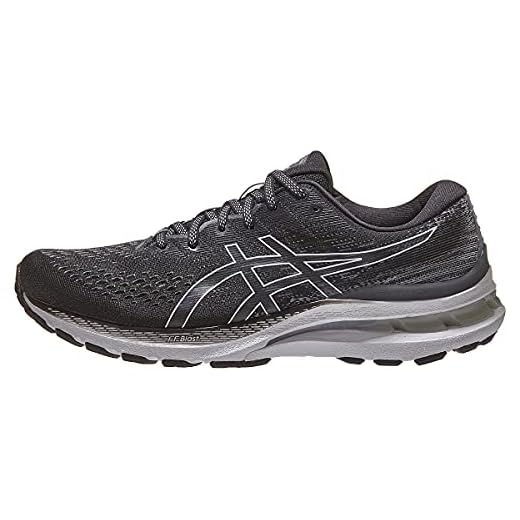 ASICS Men's Gel-Kayano 28 Running Shoes, 12.5, Black/White
