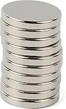 Superstarke Whiteboard- und Kühlschrankmagnete – 20 Stück – 8 x 2 mm – Silber...