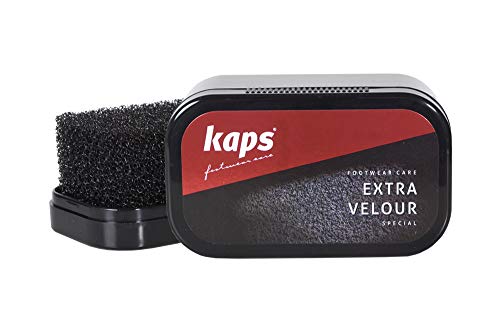 Kaps Extra Velour, Éponge de Cirage pour Brosser les Chaussures en Nubuck et Daim, pour toutes les Couleurs