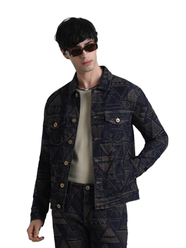 Image of JACK & JONES Men's Cotton Blend Standard Length A-Line Coat