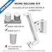 EMAQUIN Wall Mount Bracket for SONOS ONE/SONOS ONE SL/SONOS Play 1 Speaker (Swivel and Tilt,Compatible with Both SONOS ONE/ONE SL/SONOS Play 1,White Single pc)