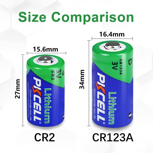 Pkcell CR2 Batterie 3V 850mAh Lithium für verschiedene Anwendungen