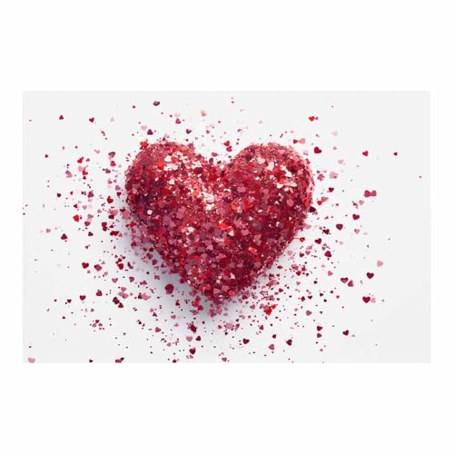 Toile murale cœur pour cadeau de Saint-Valentin idéal pour sublimer une chambre