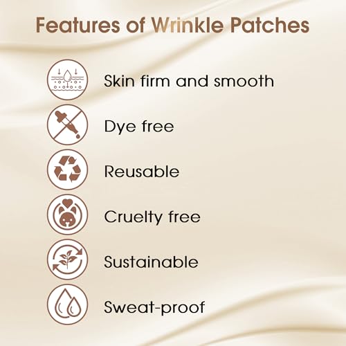 Adesivos para rugas na testa, 3 peças, adesivos faciais de silicone antirrugas, tratamento de rugas