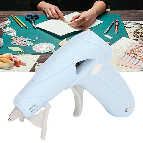 Pistola de cola elétrica, carregamento mini pistola de cola quente USB com invólucro de plástico par