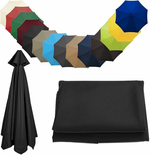 Lona para sombrilla de 3m con protección UV30+ impermeable para parasol de 8 varillas