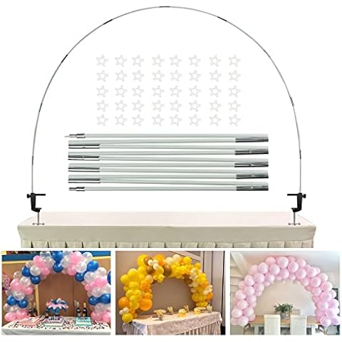 YALLOVE Table Balloon Arch Kit, 12FT Balloon garland stand for Party Decoration Cover