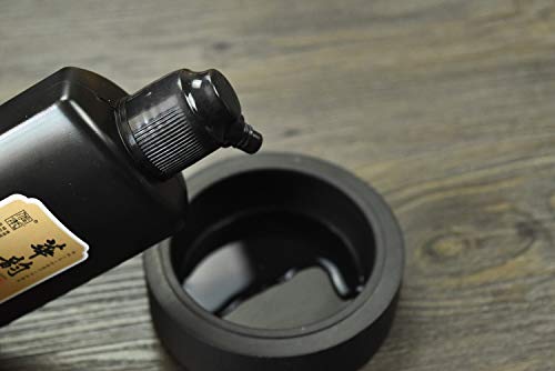 Mz001 Hmayartblack Sumi Liquid Ink For Japanese Brush Calligraphy & Chinese Traditional Artworks 250Ml (Black) #TOP7