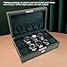 Chiyyak 【Title Watch Storage Box with Soft Lining and 10 Slots Display Case, Fashion Design for Home and Travel