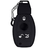 Lcyam Soft Silicone Rubber Key Fob Cover Case for Mercedes Benz C E M S CLS CLK GLK GLC G Class CLA...