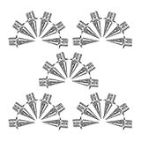 LOEFLIFA Clavos Cortos de Acero 9,5 MM para Zapatillas de Running, 30 Piezas para Pista de Velocidad y Entrenamiento en Pista de Atletismo