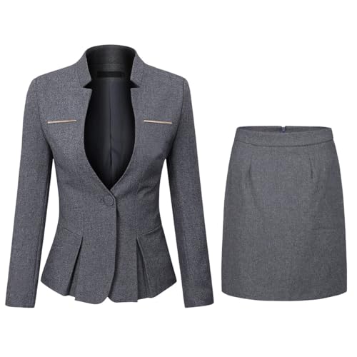 Amazon.com: YUNCLOS Women's 2 Piece Business Dress Skirt