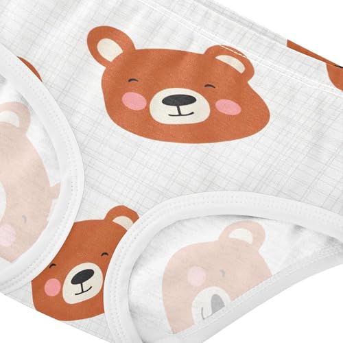 Cute Cartoon Bears Toddler Girls Underwear 2t Cotton Cute Panties Girl Durable Underpants Briefs4