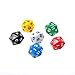Produktbild Greatangle 6pcs / Set D20 Dice Opaque Twenty Sided Dice für Dungeons & Dragons Multi Color Gaming Resin Polyhedral Spiele Zubehör