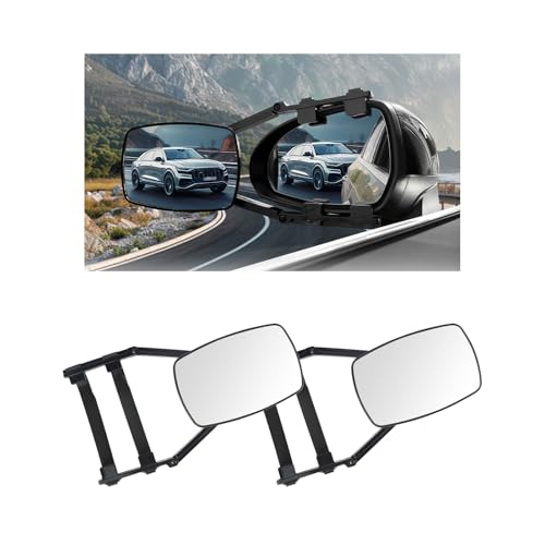 2PCS HD Towing Mirror Extenders with Adjustable Straps