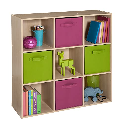 image for ClosetMaid Cubeicals 9 Cube Storage Shelf Organizer Bookshelf, Square 