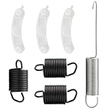 Washing Machine Kit includes 3 pcs WP63907 Suspension Spring,1 pcs W10250667 Counterweight Counter Balance Spring,3 pcs 285744 Tub Wear Pad Replacement Part Compatible with Whirlpool Kenmore Washer