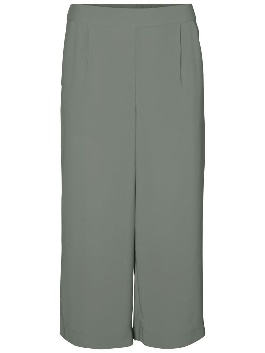 VERO MODA Women's Vmrosa SL Top Noos Trousers, Laurel Wreath, M
