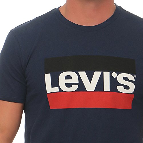 Levi's Sportswear Logo Graphic T-Shirt Homme, Dress Blues, XL - Image 5