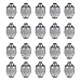 20 Pcs Conduit Connectors, 1/2 Inch Liquid Tight Connector NPT Non-Metallic for PVC Electrical Flexible Conduit Fittings, 180 Degree Straight for Home Kitchen Bathroom Tube Tool Supplies (Gray)