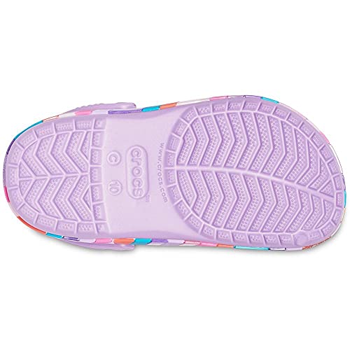 Image of Crocs Unisex Kids Crocband Cheveron Beaded Clog