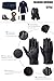 Full-Hand Touchscreen Genuine Leather Gloves, Gift Packaging, Cold Weather Gloves for Men's Texting Driving Winter (XL-9.4