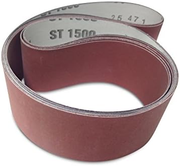 2 x 72 36 Grit Knife Maker Zirconia Sanding Belt Kit Metal Grinding