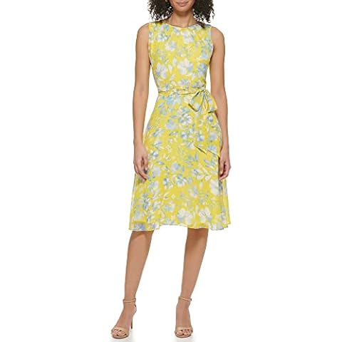 Jessica Howard Chiffon Fit & Flare Dress Cover
