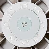 Utilisation polyvalente : ce plateau tournant en verre trempé pivote sans effort à 360 degrés, ce qui facilite le service des aliments et améliore l'expérience culinaire pour votre famille.