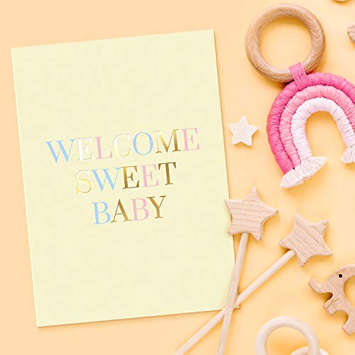 Sweetzer & Orange Unisex Baby Shower Card Girl And Boy Pack. Set Of 24 Boxed Greeting Cards And Envelopes. Baby Shower Cards For Girl And Baby Shower Cards For Boy. 4X5.5” New Baby Card Note Cards #TOP7