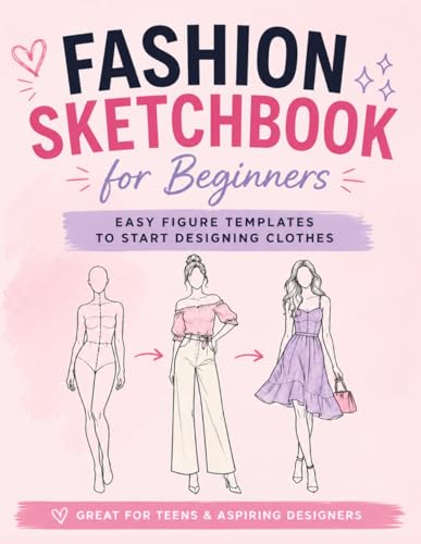 Fashion Sketchbook for Beginners: 200+ Figure Templates to Design Clothes with Confidence: Easy Croquis Templates for Fashion Design | Body-Inclusive ... for Teens, Students & Aspiring Designers image 2