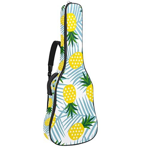 Sac guitare acoustique ananas jaune pour transporter vos morceaux partout