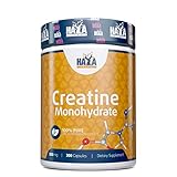 Proporciona bombas musculares Haya Labs Sports Monohidrato De Creatina, 500 Mg - 200 Caps 180 g