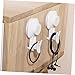 CTIRCHIU 2pcs Reusable Vacuum Wall Hooks Non-Marking Suction Cup Towel Holders for Bathroom Kitchen and Office Easy Installation No Tools Required Strong Grip Smooth Surfaces