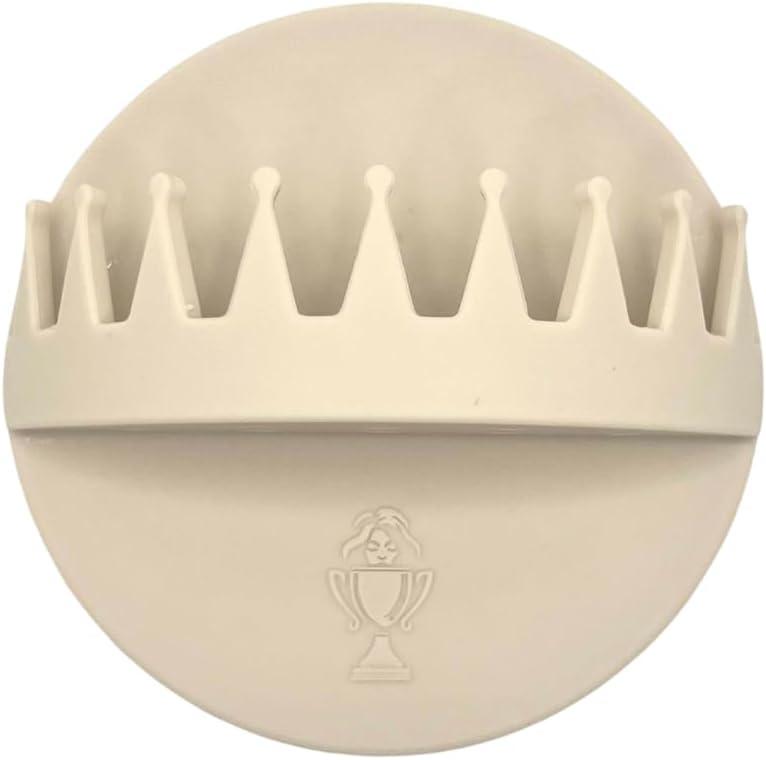 Trap Queen, Hair Catcher, Wall-Mount Suction Hair Collector. Silicone Catcher for Bath & Shower (Beige)