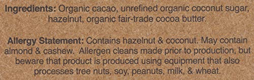 Hu Kitchen, Bar Chocolate Hazelnut Praline, 2.1 Ounce