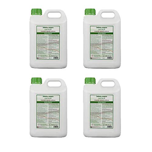 Pack 4 Uds Castalia - Jabón Negro Ecológico - Formáto 5 litros - Potencia la acción de Productos fitosanitarios Frente a plagas como pulgón, Mosca Blanca, araña roja o Trips Cover