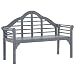 Produktbild vidaXL Akazienholz Massiv Gartenbank 2-Sitzer Sitzbank Parkbank Holzbank Bank Gartenmöbel Balkonbank Terrassenbank Garten Grau 135cm