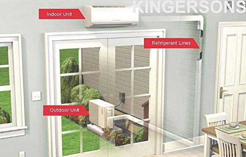 Mitsubishi 12,000 Btu 1 Ton Cooling Heating - Ductless Mini Split Wall Mounted Air Conditioning System 115V - 17 Seer #TOP2