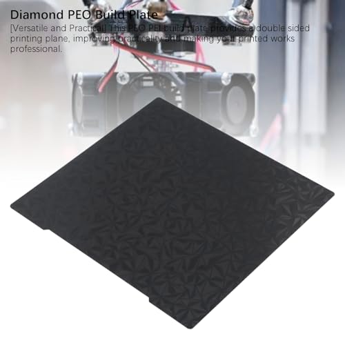 Double Sided Build Plate for I3 MK3 MK3S MK3S + MK4 MK2.5S 3D Printer, 254x241mm Diamond PEO & Textured PEI, PLA ABS PETG TPU ASA PVA PC - Thumbnail 5