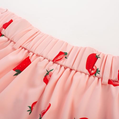 Belle Poque Women's Skirts Vintage High Waisted A-Line Midi Skirts with Pockets & Belts - Image 3