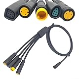 [SEAMLESS INTEGRATION] Equipped with 5PIN, 3PIN, and 8PIN connections, this 1T4 cable easily connects with middrive and hub motor controllers for an efficient setup. [ WATERPROOF MATERIAL] Crafted from robust materials, this waterproof cable is desig...