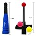 Aoneky Mini Foam Tball Set for Toddlers - Carry Bag Included - Best Baseball T Ball Toys for Kids Age 1 Years Old - Upgraded Version