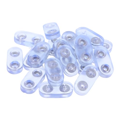 SHINEOFI 20 Almohadillas De Silicona para Patas De Muebles - Fundas Transparentes Antideslizantes para Patas De Silla para Pisos De Madera Almohadillas Protectoras para Oficina Y Hogar