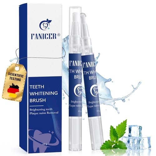 2 Pièce Stylo Blanchiment Dents, blanchiment dentaire Kit, Blanchir Les Dents Rapidement, Soins des Dentsblanchiment pour dents à la maison, Efficace rapide blanchiment