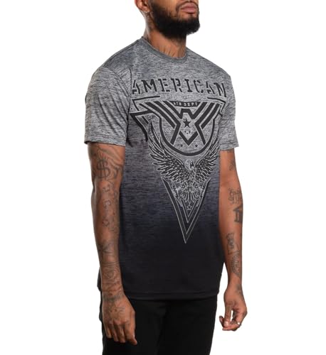 American Fighter Men's Premium T-Shirt, Short Sleeve Graphic Tee, Crew Neck3