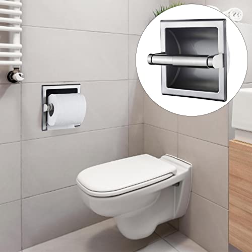 Porta papel higiénico con dispensador de toallas para baño cocina y soporte de resina 5