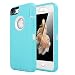 iPhone 6 Case, iPhone 6S Case [Heavy Duty] AICase Built-in Screen Protector Tough 3 in 1 Rugged Shorkproof Cover for Apple iPhone 6/6S (White/Light Blue)