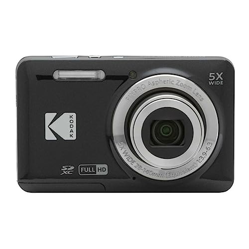 Kodak Pixpro Friendly Zoom Fz55 Digital Camera (Black) Bundle With Case For Compact Cameras, And Kodak 32Gb Class 10 Uhs-I U1 Sdhc Memory Card (3 Items) #TOP1